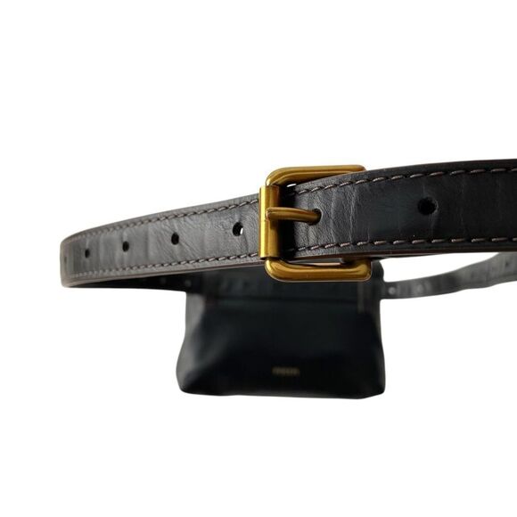 Fossil Black Leather Belt Bag - Picture 7 of 9